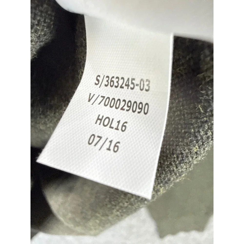 Banana Republic V-Neck Sweater Mens L Olive Preppy Lux Silk Cashmere Blend Money
